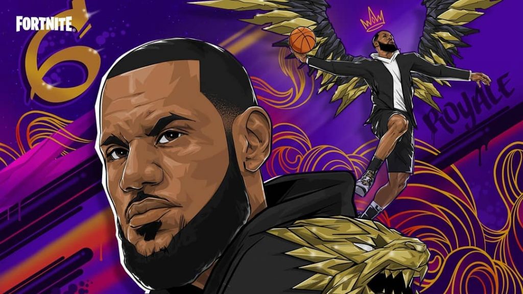 Pantalla Lebron James Fornite