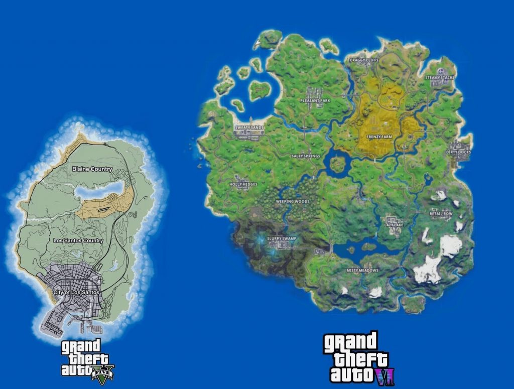 El mapa de GTA VI duplicará el tamaño de GTA V